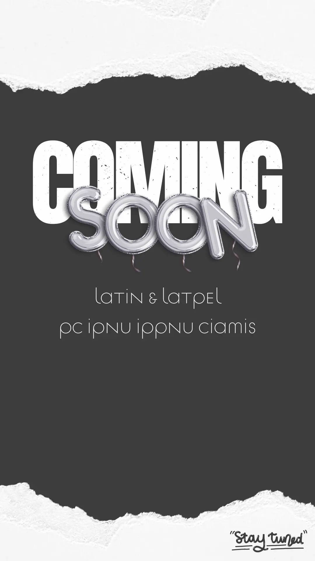 Coming soon background