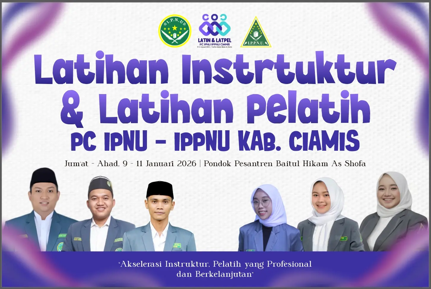 Banner Latin & Latpel PC IPNU IPPNU Ciamis